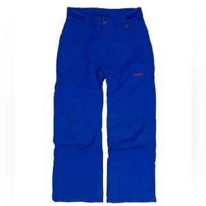 Zermatt Youth Insulated Ski Pants, Nautical Blue size youth large.